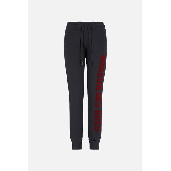 Basic Long Logo Sweatpants, Taille: L, Couleur: Gris anthracite, 2 image