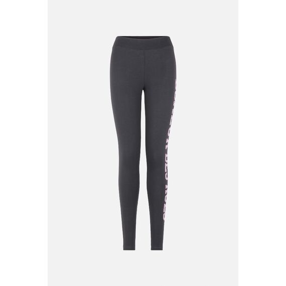Basic Leggings With Front Logo, Taille: L, Couleur: Gris anthracite, 2 image