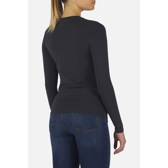 Lady Strass Logo T-Shirt L/S, Colour: Anthracite, Size: L, 3 image