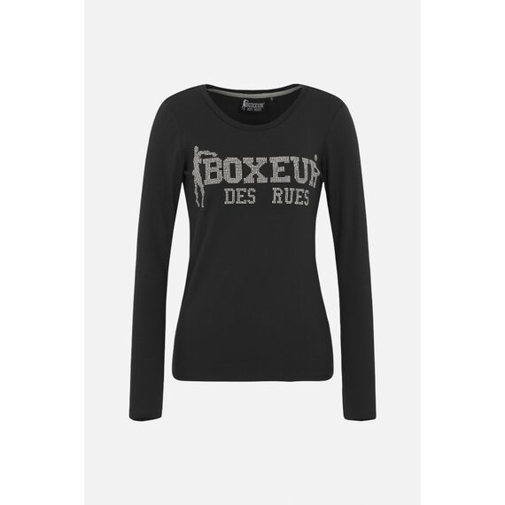 Lady Strass Logo T-Shirt L/S, Farbe: Anthracite, Grösse : M, 4 image