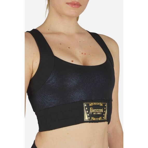Brassière de sport, Taille: XL, Couleur: Noir