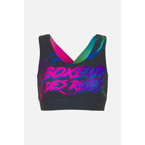 Sports Bra W/  Elastic Bands, Size: M, Colour: Schwarz, 2 image