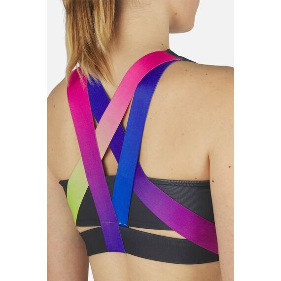 Sports Bra W/  Elastic Bands, Size: M, Colour: Schwarz, 4 image