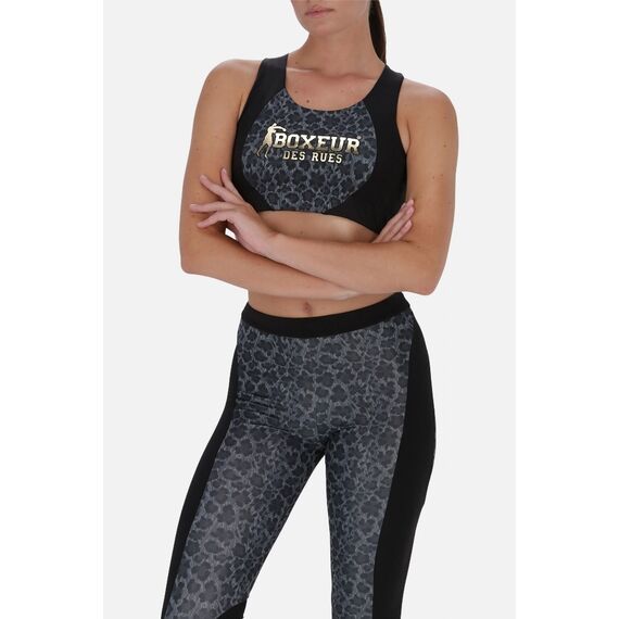 Cut Out Sport Bra, Size: XL, Colour: Anthracite