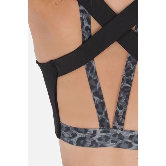 Cut Out Sport Bra, Size: XL, Colour: Anthracite, 3 image
