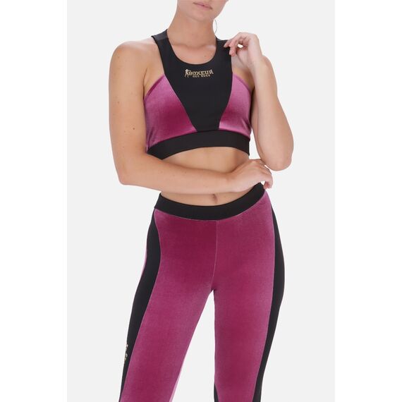 Color Block Sport Bra, Size: L, Colour: Rosa
