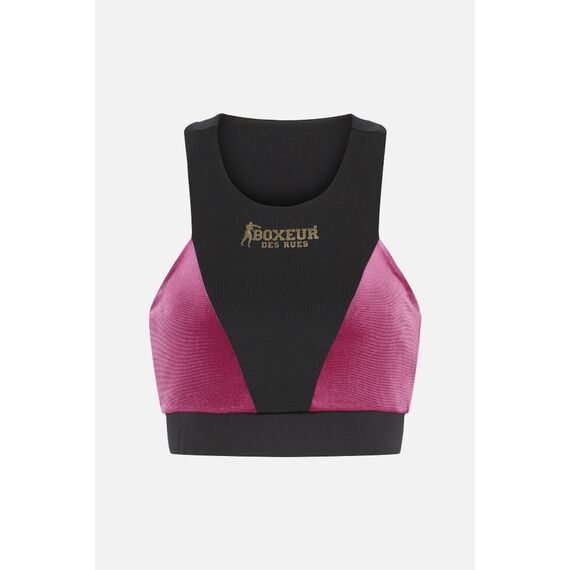 Color Block Sport Bra, Size: L, Colour: Rosa, 2 image