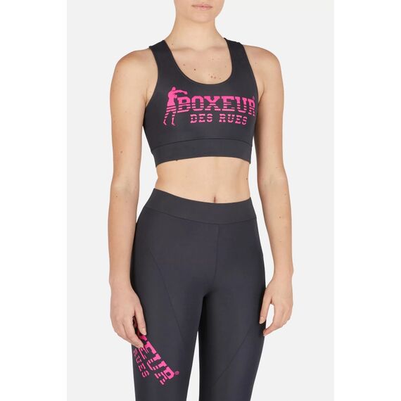 Basic Sport Bra, Size: L, Colour: Anthracite, 2 image