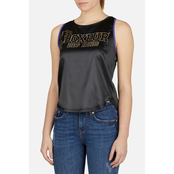 Rowing Printed Tank Top, Bekleidungsgrösse: L, Farbe: Schwarz