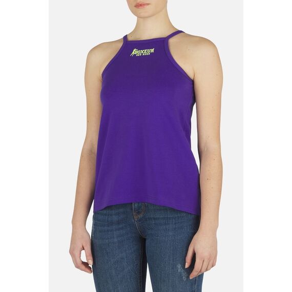 High Neck Tank Top, Size: S, Colour: Violett