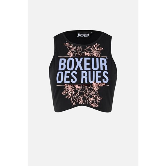 Débardeur court, Taille: L, Couleur: Noir, 4 image