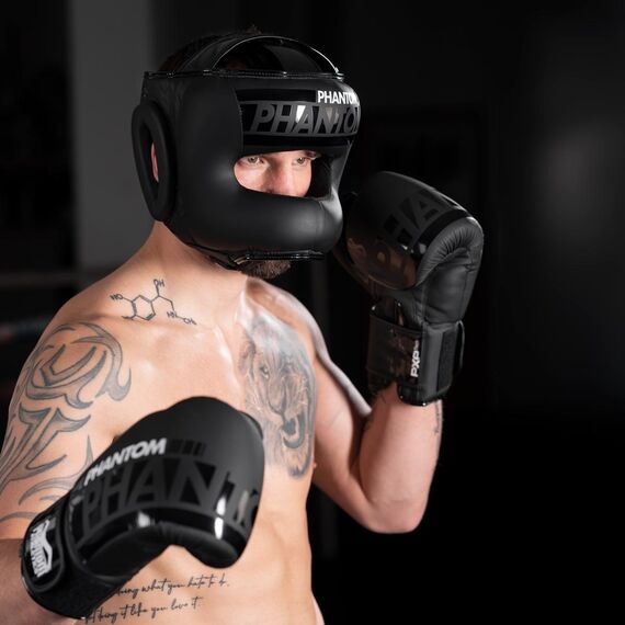 Boxing gloves APEX, Colour: Schwarz, OZ: 12oz, 12 image