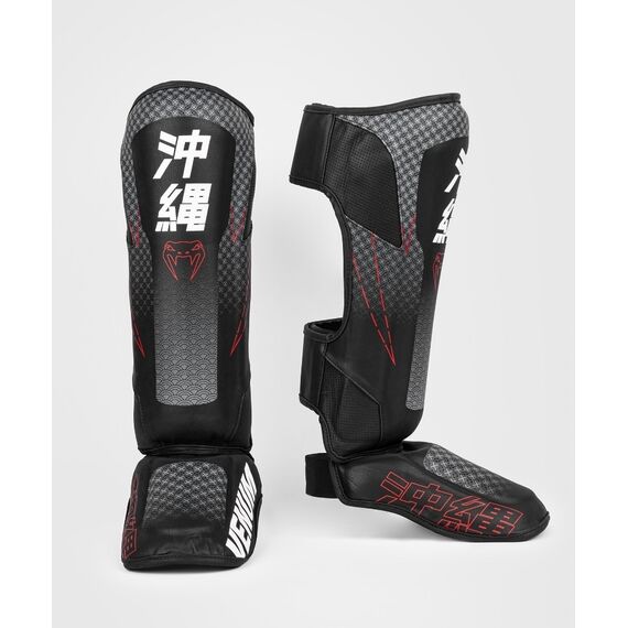 Venum Okinawa 3.0 Shinguards -  For Kids, Colour: Schwarz, Size: L-XL