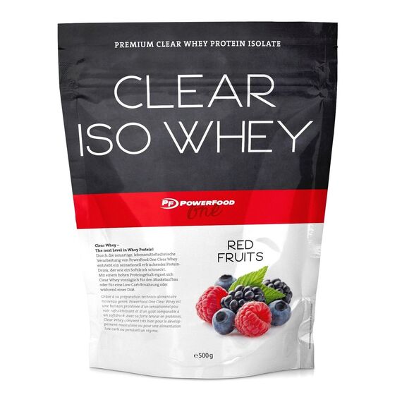 Clear Iso Whey 500g Powerfood One | Red fruits