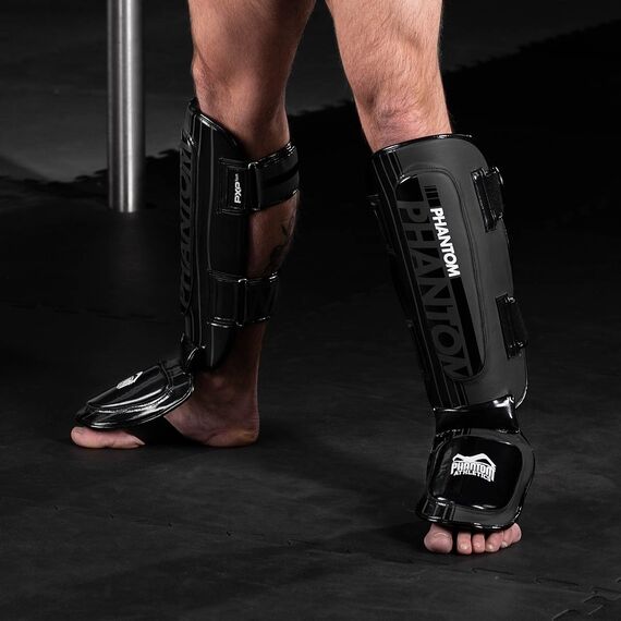 Shinguards APEX Striking, Size: S/M, Colour: Schwarz, 3 image