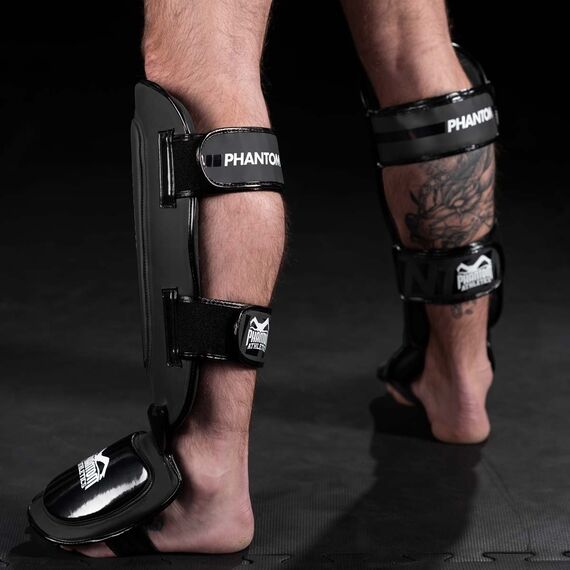Shinguards APEX Striking, Size: S/M, Colour: Schwarz, 4 image