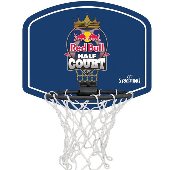 Spalding mini basketball set with "Red Bull" ball