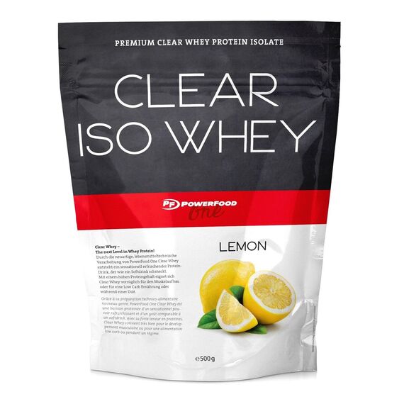 Clear Iso Whey 500g Powerfood One | Citron