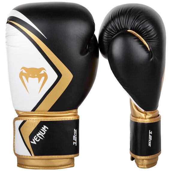 Venum Boxing Gloves Contender 2.0, Colour: Gold, OZ: 14oz