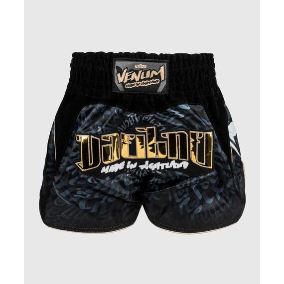 Short de Muay Thai Venum Attack, Taille: L, Couleur: Noir