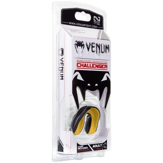 Venum Challenger Mouthguard - Black/Yellow, Size: One Size, Colour: Yellow, 2 image