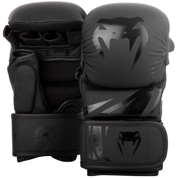Venum Challenger 3.0 Sparring Gloves - Black/Black, Colour: Schwarz, Size: S