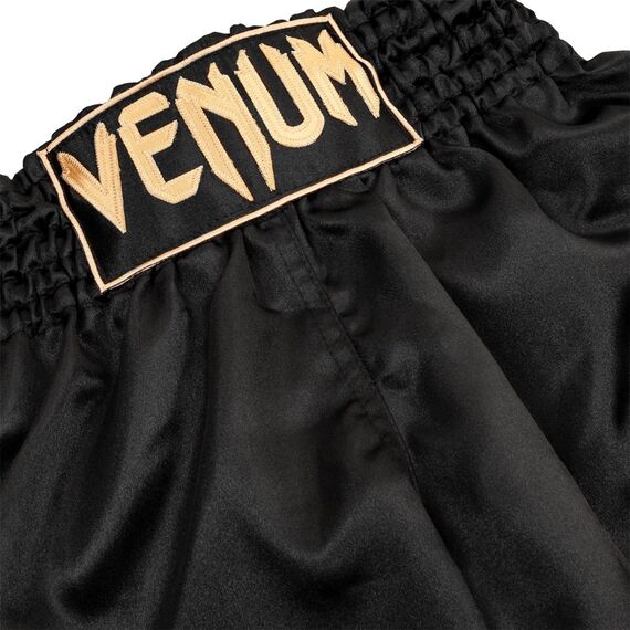 Venum Muay Thai Shorts Classic - Black/Gold, Colour: Gold, Size: XL, 4 image