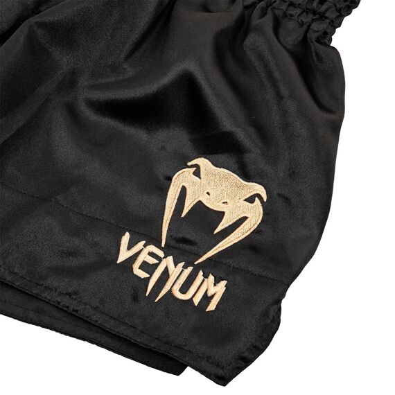Venum Muay Thai Shorts Classic - Black/Gold, Colour: Gold, Size: XL, 5 image