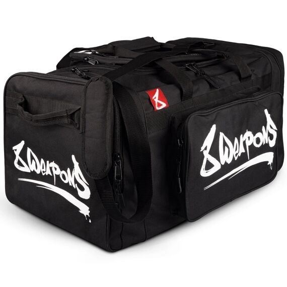 8 WEAPONS Sport Bag, BIG 8, black-white, Colour: Schwarz, Volume: 70 l, 2 image