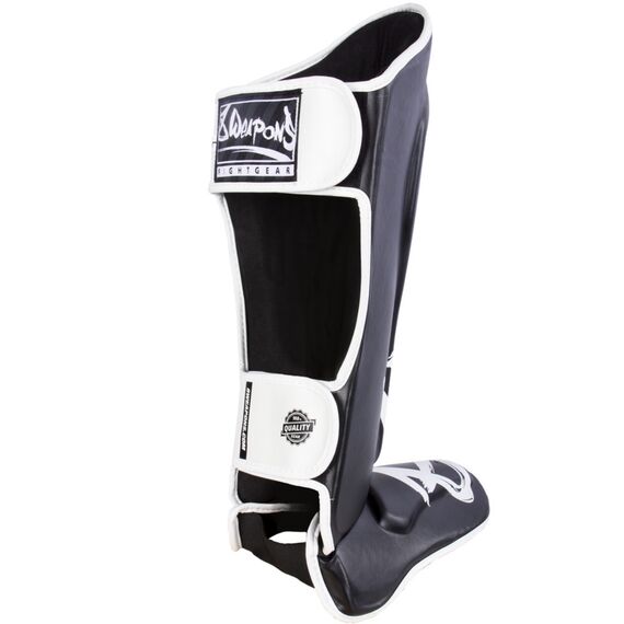 8 Weapons Shin Guards - Unlimited, Colour: Schwarz, Size: XL, 4 image