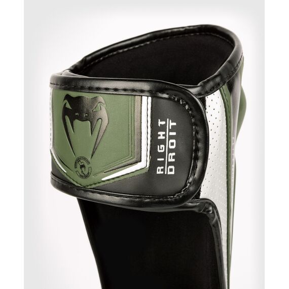 Venum Elite Evo Shinguards, Couleur: Kaki, Taille ne pas utiliser: L, 2 image