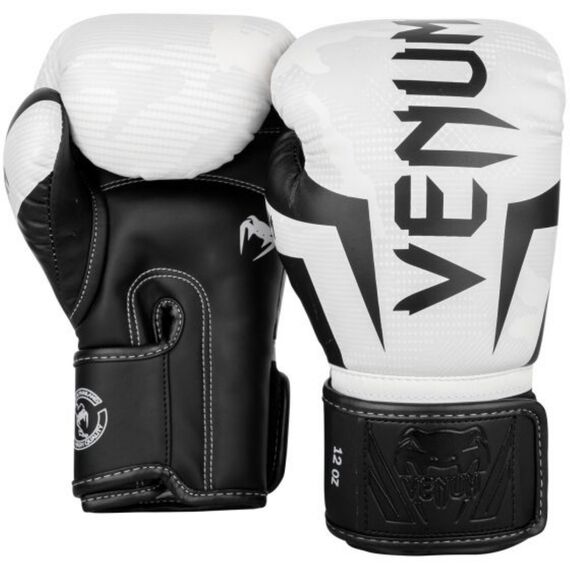 Venum Elite Boxing Gloves - White/Camo, Colour: Weiss, OZ: 16oz, 2 image