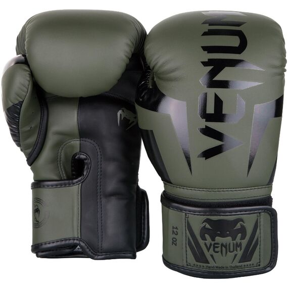 Gants de boxe Venum Elite, Couleur: Kaki, OZ: 10oz, 2 image