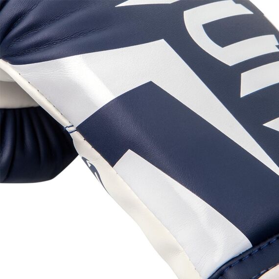 Venum Elite Boxing Gloves - White/Navy Blue, Colour: Blue, OZ: 10oz, 6 image