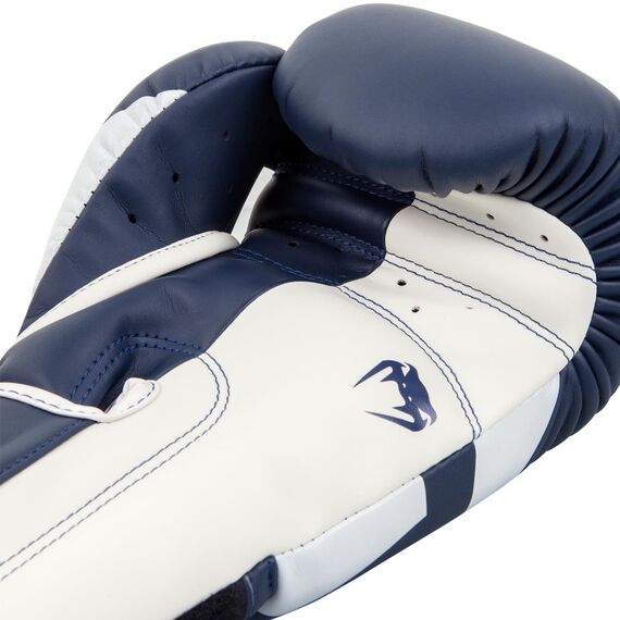 Venum Elite Boxing Gloves - White/Navy Blue, Colour: Blue, OZ: 16oz, 4 image
