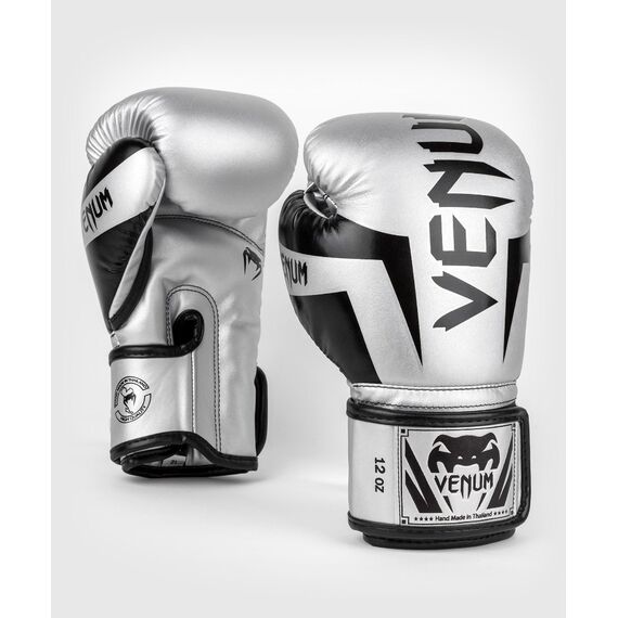 Boxhandschuhe Venum Elite, Farbe: Silber, OZ: 12oz