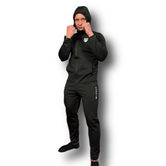 Sweat suit with zipper, Size: M, Colour: Schwarz, 2 image