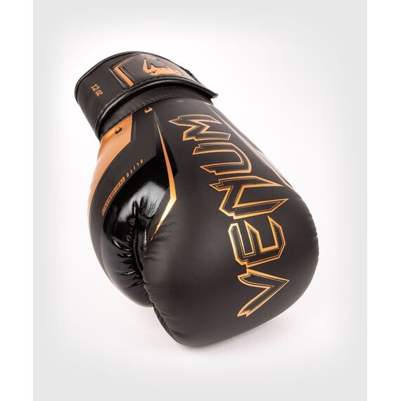 Venum Elite Evo Boxing Gloves, Colour: Schwarz, OZ: 14oz, 3 image