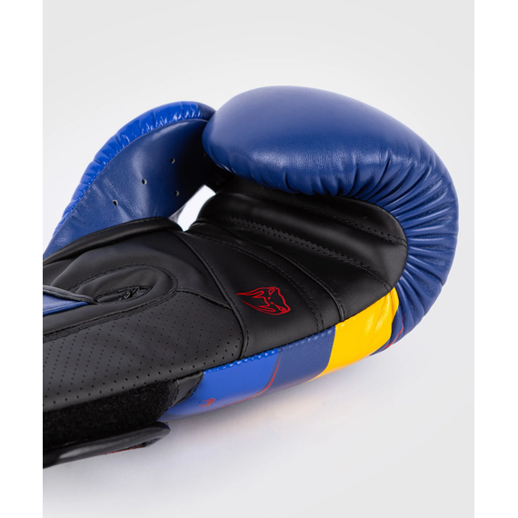 Venum Elite Evo Boxing Gloves - Blue/Yellow - 12 Oz, Colour: Blue, OZ: 12oz, 3 image