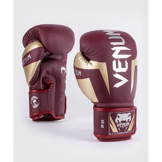 Gants de boxe Venum Elite, Couleur: Bordeaux, OZ: 14oz, 5 image