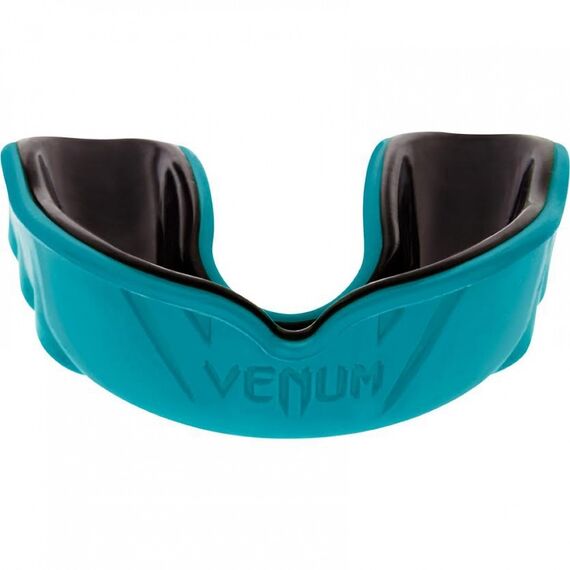 Venum Challenger Mouthguard-Cyan-Black, Size: One Size, Colour: Blue