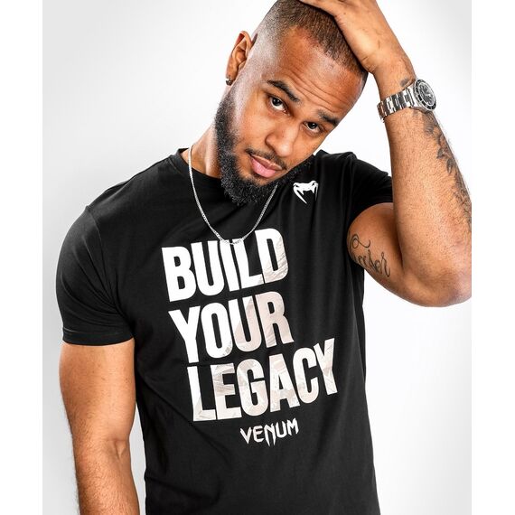T-Shirt Venum Build Your Legacy, Couleur: Noir, Taille ne pas utiliser: S