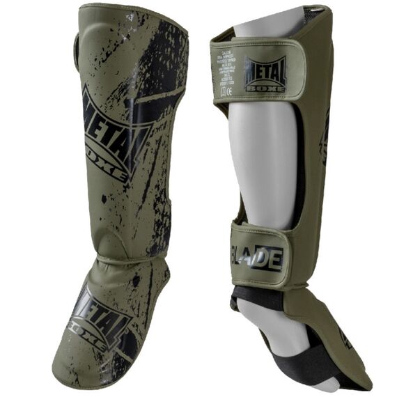 Shin guards Blade, Size: L, Colour: Khaki