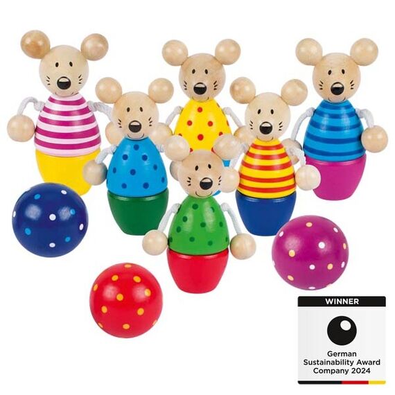 Speedy Mouse bowling game Goki