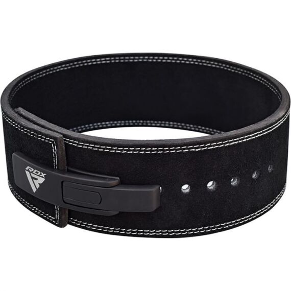 Ceinture de Musculation 4L Pro Cuir, Taille: L, Couleur: Noir, 4 image