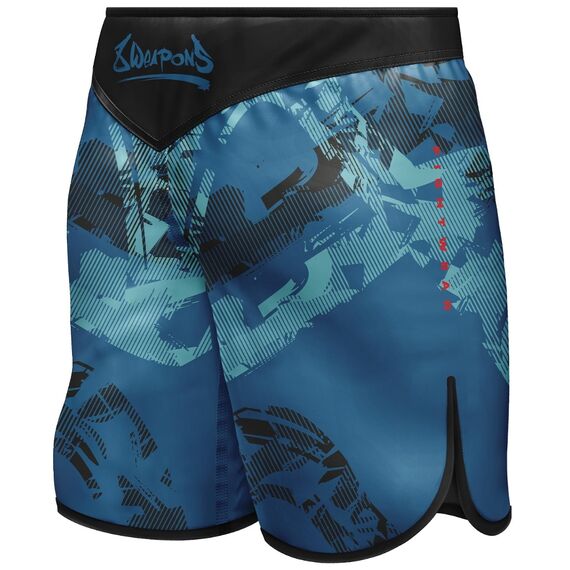 8 WEAPONS Fight Shorts, Hit 2.0, navy-black, L, Size: L, Colour: Blue, 2 image