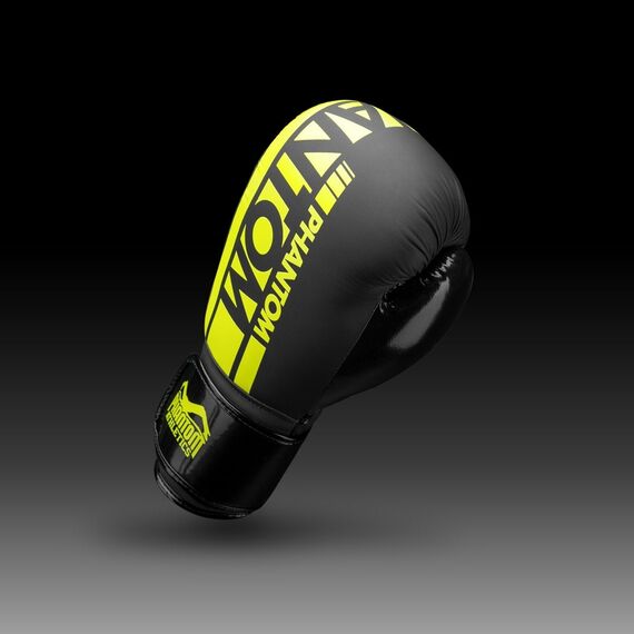 Gants de boxe APEX, Couleur: Noir, OZ: 12oz, 3 image