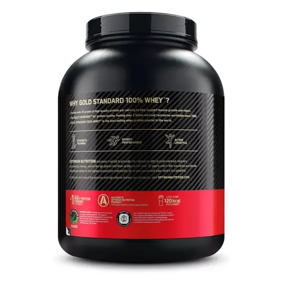 Gold Standard 100% Whey 2.3kg Optimum Nutrition | Fresa, 3 image