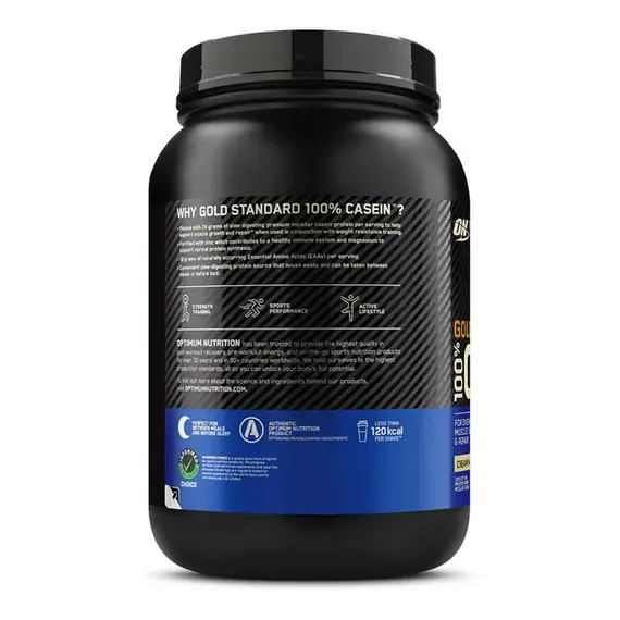 Gold Standard 100% Casein 924g Optimum Nutrition | Vainilla, 4 image