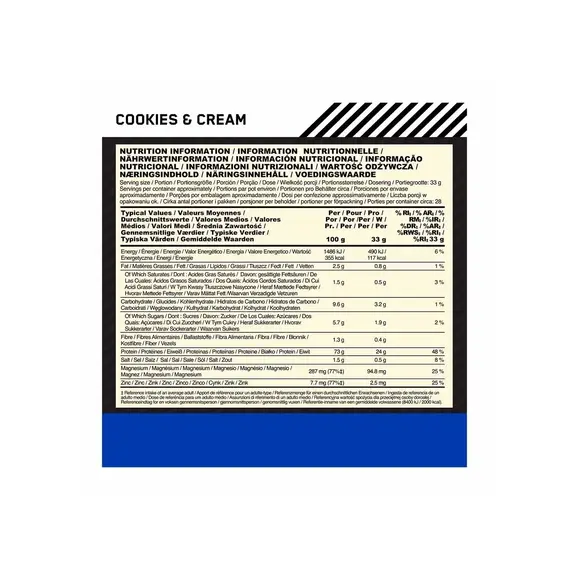 Gold Standard 100% Casein 924g Optimum Nutrition | Cookie, 3 image
